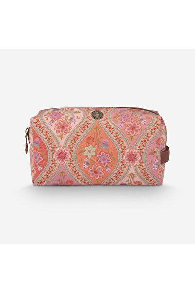 Pip Studio Ornamento Turuncu Polyester Makyaj Çantası 21,5X10x10,5 Cm