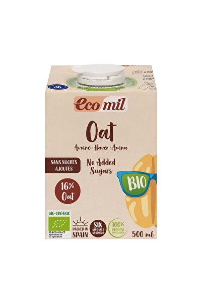Ecomil Βιολογικό ρόφημα βρώμης, χωρίς ζάχαρη, 500ml
