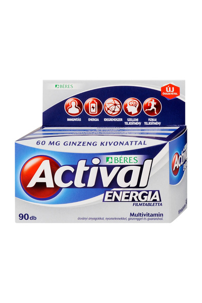Béres Tablete filmate Actival Energy Beres 90 buc