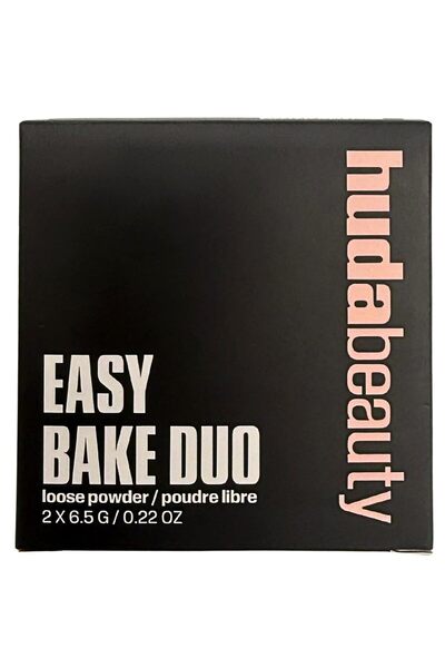 Huda Beauty Easy Bake Loose Powder Duo in Pink Pumpkin