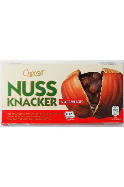 Choceur Nussknacker Sütlü Fındıklı Çikolata X 5 Adet