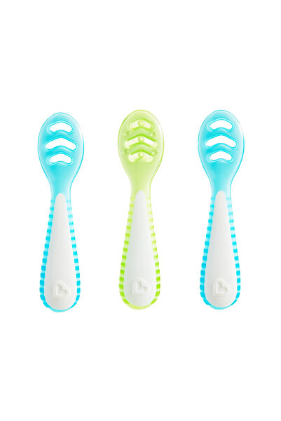 Munchkin Gentle Dip First Baby Spoon |   Set of 3 |   4 Months+ |   Progressi...