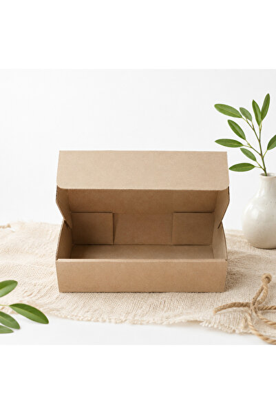 Deger Ambalaj E-Ticaret Kutusu 12x22x6 cm Kahverengi 50'li Paket
