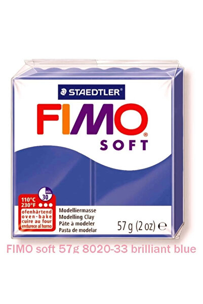 FIMO Pastă de modelat Soft 57g-Albastru inchis