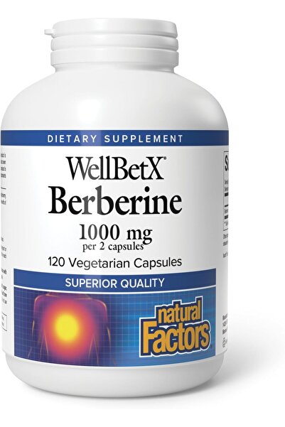 WellBetX Berberinee 120 Vegetarian Capsules dapnhnelabs'dan