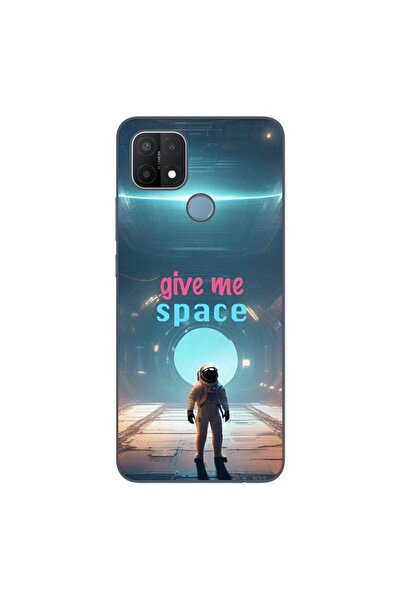 OEM Case compatible with Oppo A15 and A15s Silicon Gel Tpu Model Give Me Space