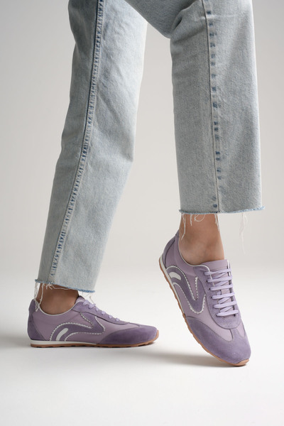 MRCALVANO Kadın Deri Sneaker