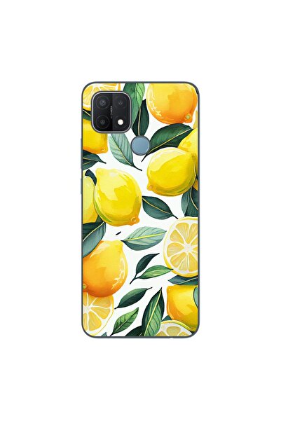 OEM Калъф, съвместим с Oppo A15 и A15s, силиконов гел TPU модел с десен на ли...