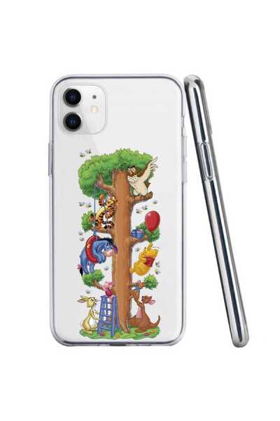 OEM Husa compatibila cu Apple iPhone 11 Silicon Transparenta Model Winnie The...