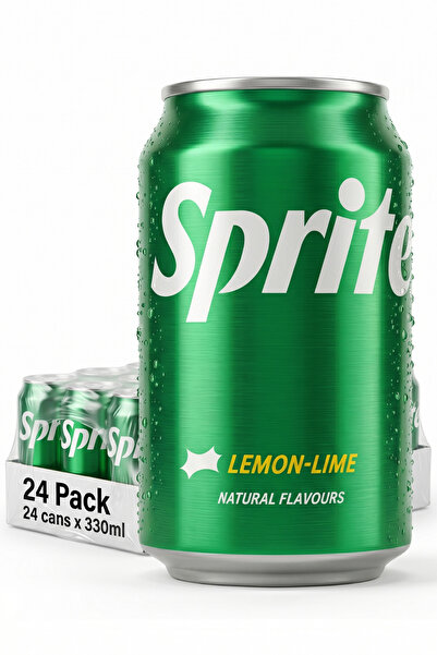 Sprite Băutură Răcoritoare, Import Germania, Lemon-Lime, 24 x 330ml