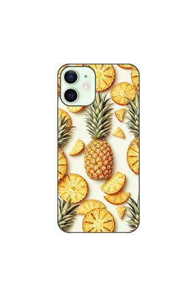 OEM Husa compatibila cu Apple iPhone 12 Mini Silicon Gel Tpu Model Juicy Pine...