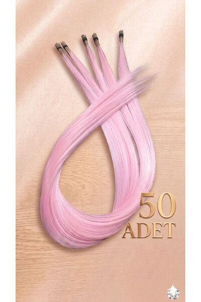 Tonexem PUDRA PEMBE SENTETİK BONCUK KAYNAK 50 ADET