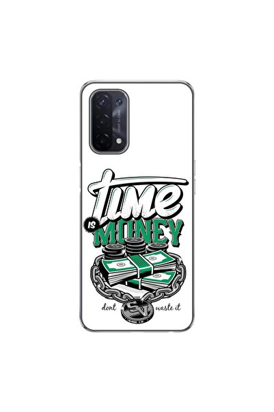 OEM Husa compatibila cu Oppo A54 5G, A74 5G Silicon Gel Tpu Model Mesaj Time ...