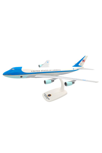 PPC Holland Model de avion Air Force One Boeing B747-200, din plastic, 28,5 c...