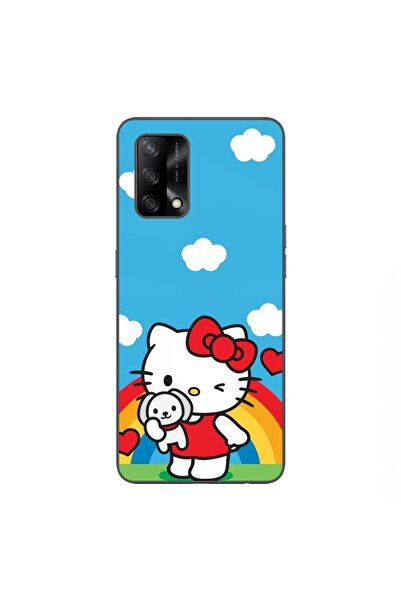 OEM Husa compatibila cu Oppo A74 4G Silicon Gel Tpu Model Hello Kitty Rainbow