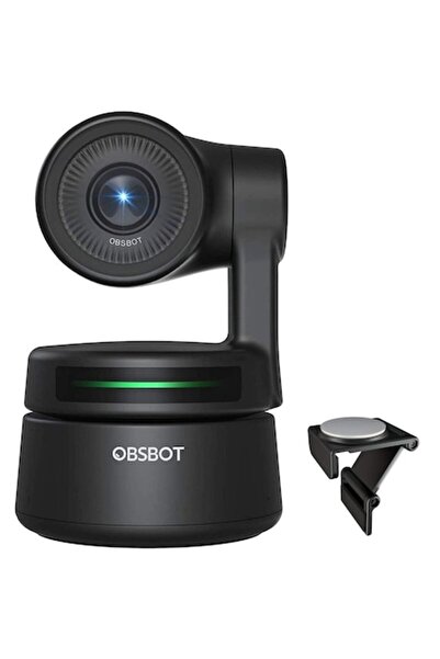 Obsbot Cameră web PTZ cu gimbal pe 2 axe, Full HD 1080P, recunoaștere gesturi...