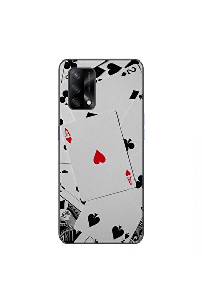 OEM Husa compatibila cu Oppo A74 4G Silicon Gel Tpu Model Carti Poker