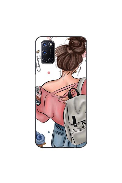 OEM Case compatible with Oppo A72 Silicone Gel Tpu Model Girl Fashion School