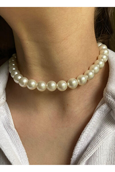 BİJUTERİ EVİ İnci Tasma Kolye – Choker Kadın Kolye