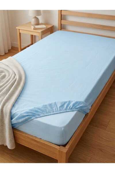 Terzi Ömer Blue Color Double Bed Sheet