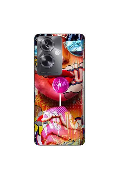 OEM Husa compatibila cu Oppo A79 5G Silicon Gel Tpu Model Pop Art Lolipop