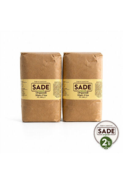 Sade Organik Siyez Unu 2x1000 g. 2'li Paket