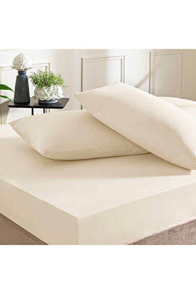 Taç Zorluteks Flannel (Flannel) 0 Cotton Double Elastic Bed Sheet Set