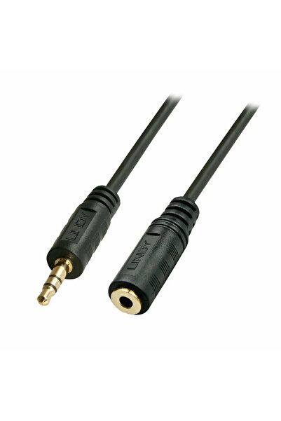 LİNDY Audiokabel Stereo 3.5mm/3.5mm M/F 3m