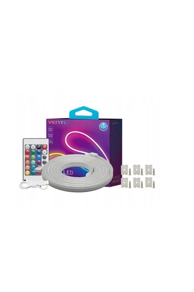 Vention Ta≈õma LED Silicone Neon z pilotem IR i zasilaczem DC 12V 5m