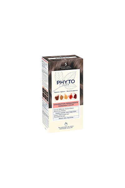Phyto Κιτ Βαφής Μαλλιών Ανοιχτό Καφέ Νο 5