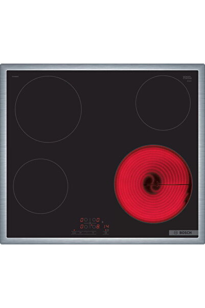 Bosch Plită PKE645BB2E, Ceramică, 4 zone de gătit, TouchSelect, ReStart, Time...