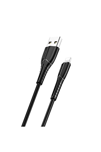 Usams Kabel USB USB-A - Lightning 1 m Czarny (63868-uniw)