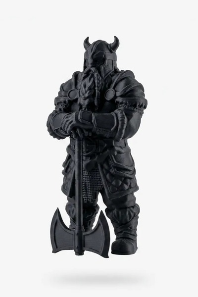 Karanlık Fantezi Cüce Baltalı Savaşçı Figürü - 3D Baskı Figür
