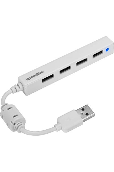 Speedlink SNAPPY SLIM Hub USB cu 4 porturi, USB 2.0, Pasiv, alb