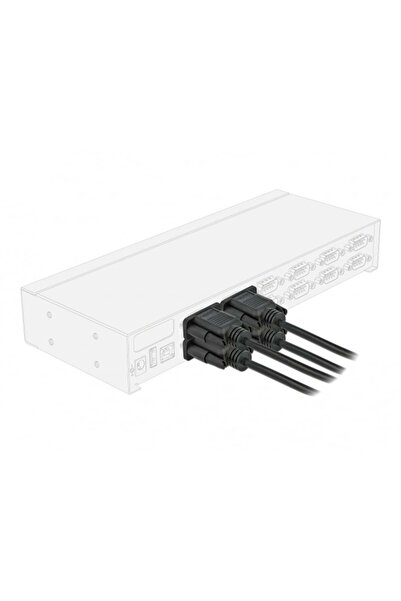 DELOCK Cablu serial RS-232 D-Sub9 conector tată subțire BU 5m