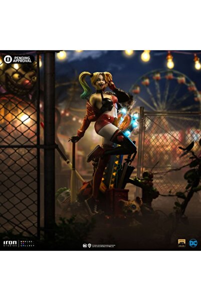 Iron Studios Harley Quinn Figür Deluxe Figür - Gotham City Sirens - Art Scale 1/10 -
