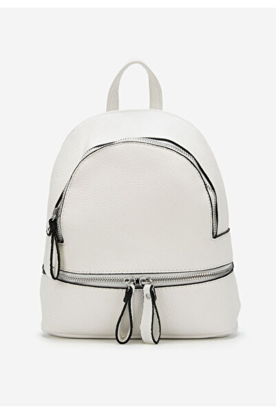 B T Shoes Rucsac dama Izaelya alb