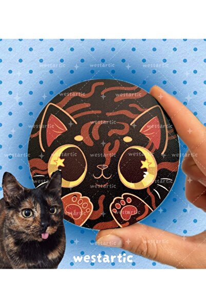 westartic westcats Tortoiseshell Kaplumbağa Kabuğu Renkli Kedi Tasarım Kupa F...