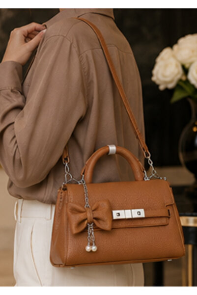mothers dream Women’s Mini Top-Handle Crossbody Bag with Bow Charm