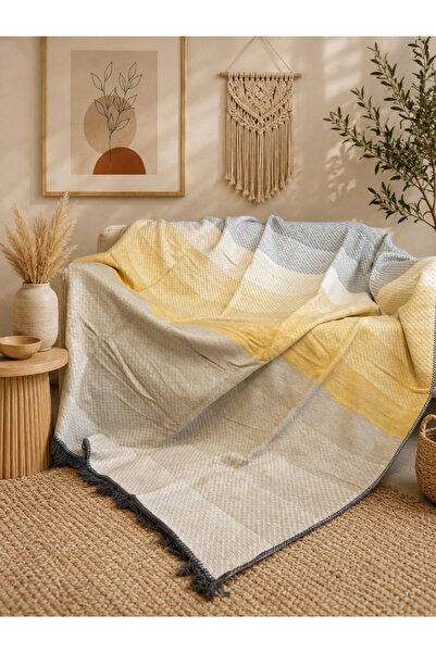 Bikaya Home Luxury Cotton Double Blanket |   180X220 cm |   Double-Sided & So...