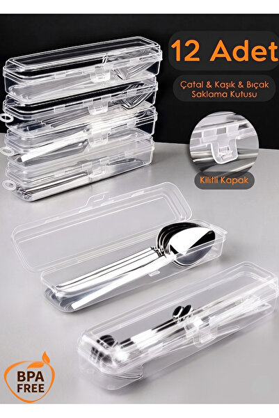 ORGANİZERS 12 Pieces Cutlery Set Storage Box Set Dowry Organizer Organizer St...