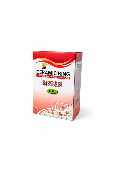Xinyou Ceramic Ring Filter Media 500g for Aquarium Bio Filter Fish Tank Benef...