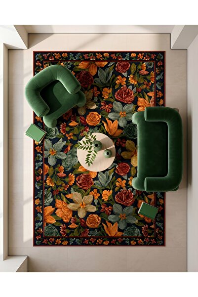 Rugs Modern Halı SDT Balık Tema Desenli Modern Dokuma Taban Dekoratif Halı mo...