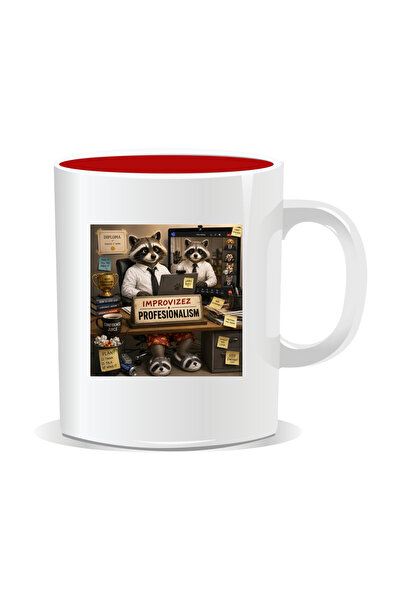 Mug Mania Personalized mug with messages for corporate people, I improvise pr...