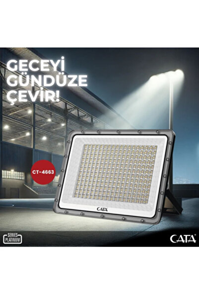 Cata 200W Platinium LED Projektör 6500K (BEYAZ) CT-4663