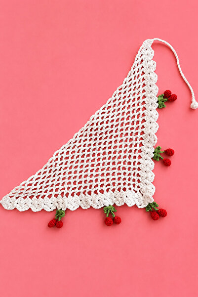 Little Wow! Things Cherry Girl Era Kiraz Motifli Renkli Yazlık Kadın Bandana