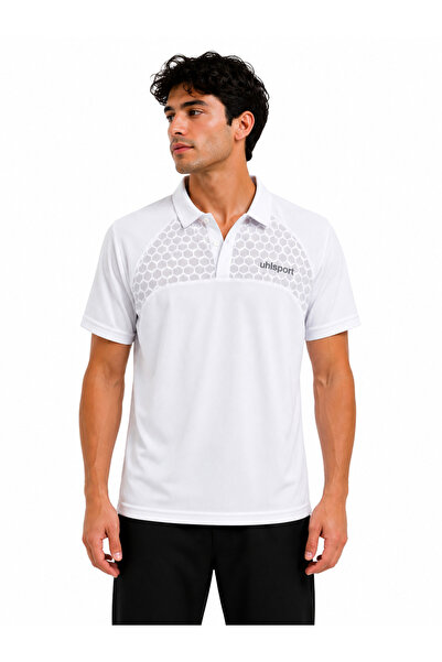 UHLSPORT Tricou polo din poliester. FORMĂ M