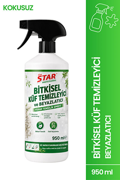 CanStar Bitkisel Küf Temizleyici ve Beyazlatıcı Sprey 950 ml - KOKUSUZ