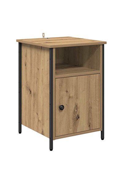 vidaxl Dulap de noapte Stejar Artizanal 40 x 42 x 60 cm Lemn compozit