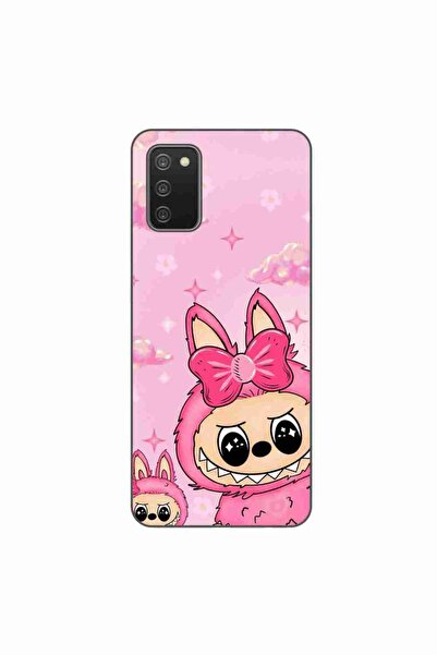 OEM Husa compatibila cu Samsung Galaxy A03s Silicon Gel Tpu Model Labubu Pink...